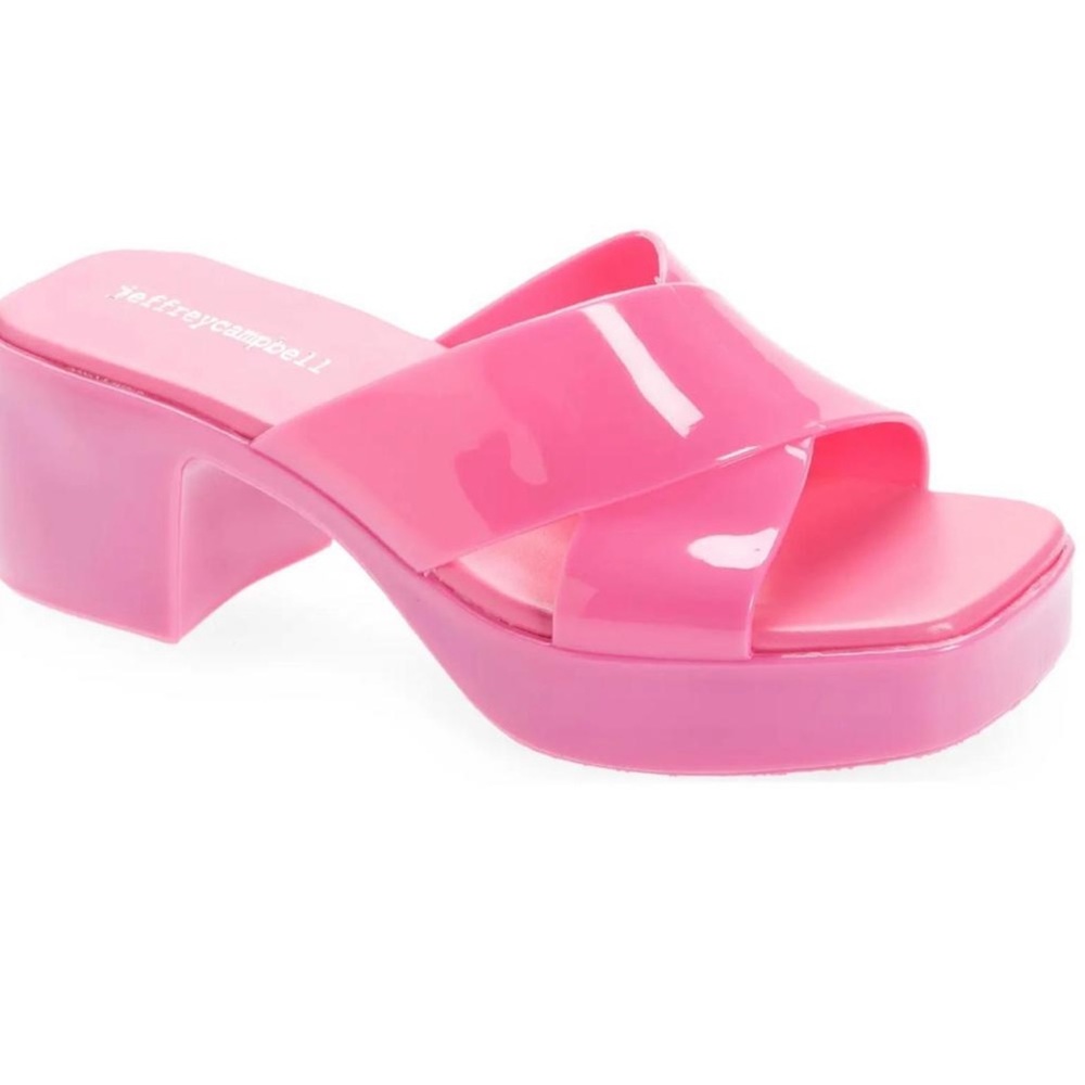 Jeffrey Campbell Bubblegum Pink Jelly Heels
